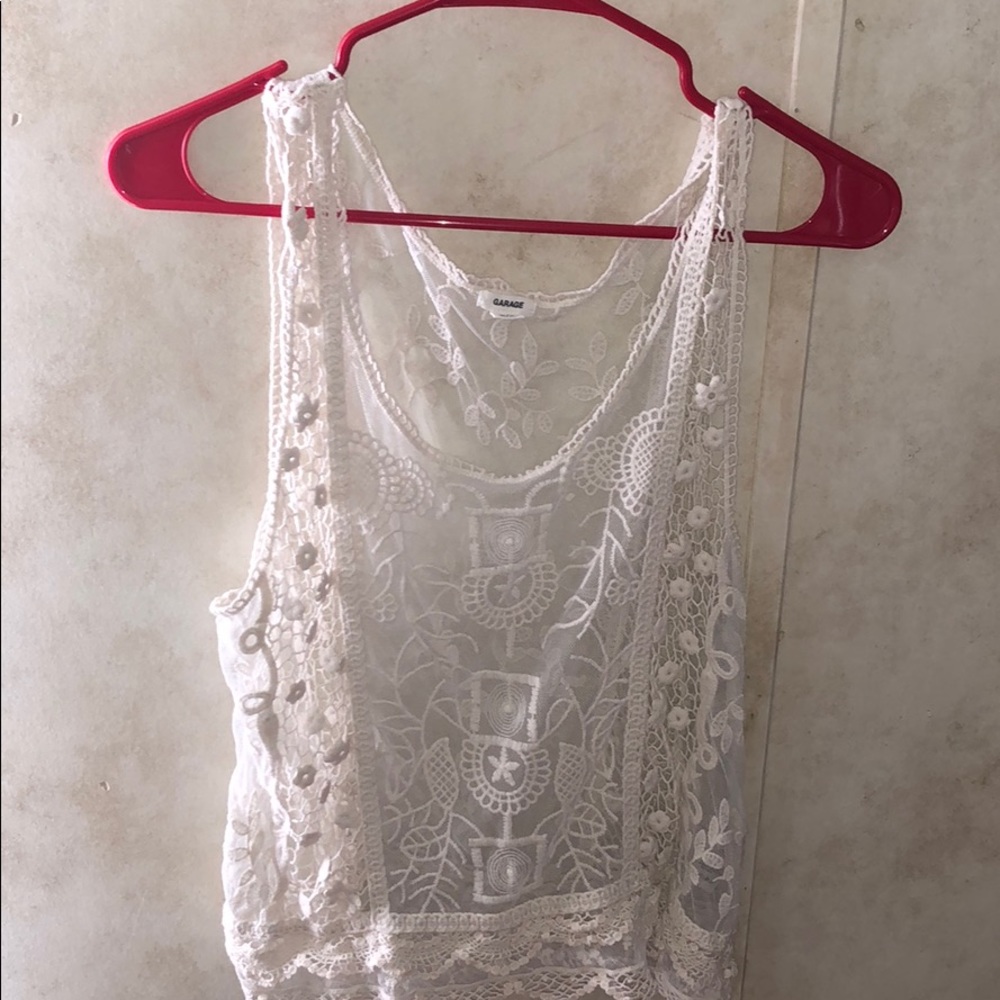 Garage sheer top